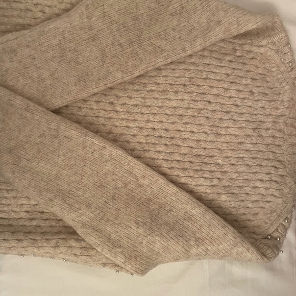 Zara pearl beaded sweater - Picture 2 of 2